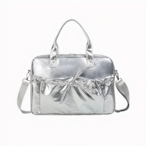 SAC Bandoulière ordinateur argenté