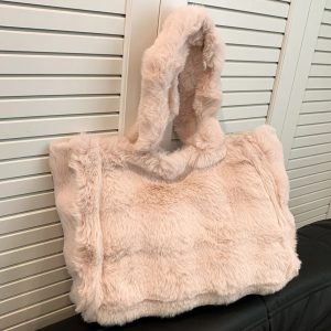 fourre-tout en peluche femme